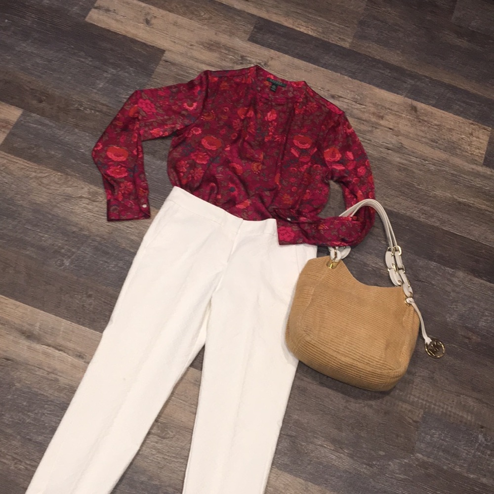 🌻NWOT-Satin Ralph Lauren Blouse🌻